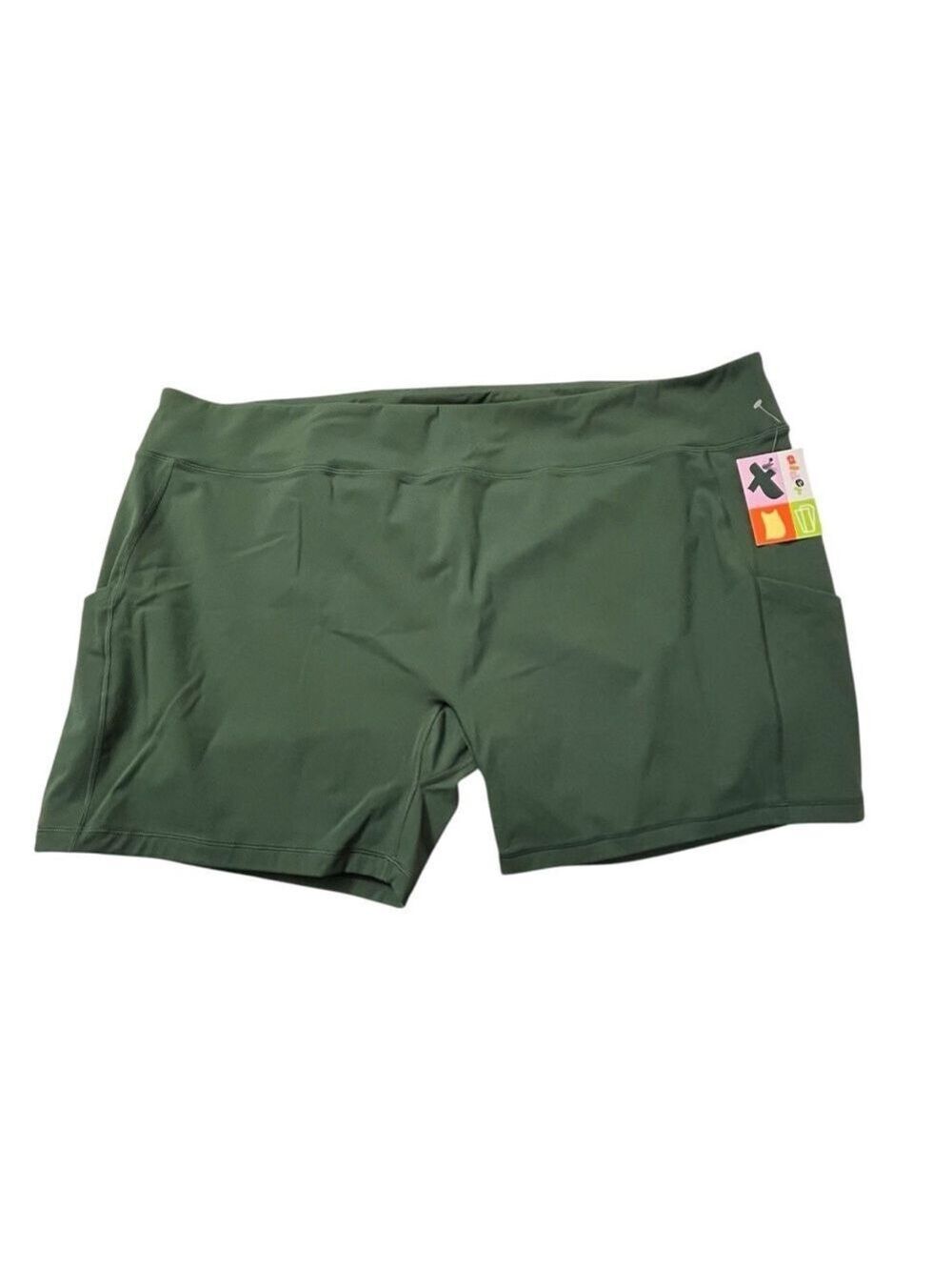 NWT Alder Apparel Performance Bike Shorts Green 6X (32/34)